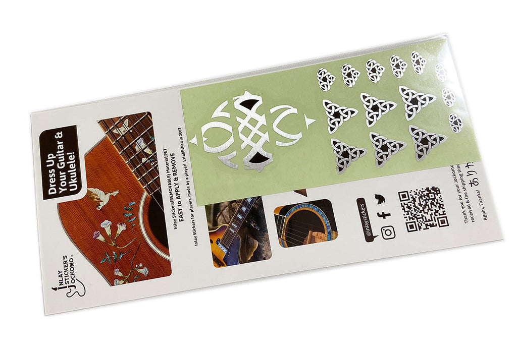 Celtic Triangle Knot (Metallic) - Emblem 12th Fret Markers Set