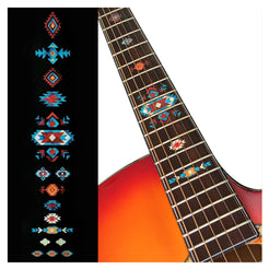 Native American style Ethnic pattern fret markers decals