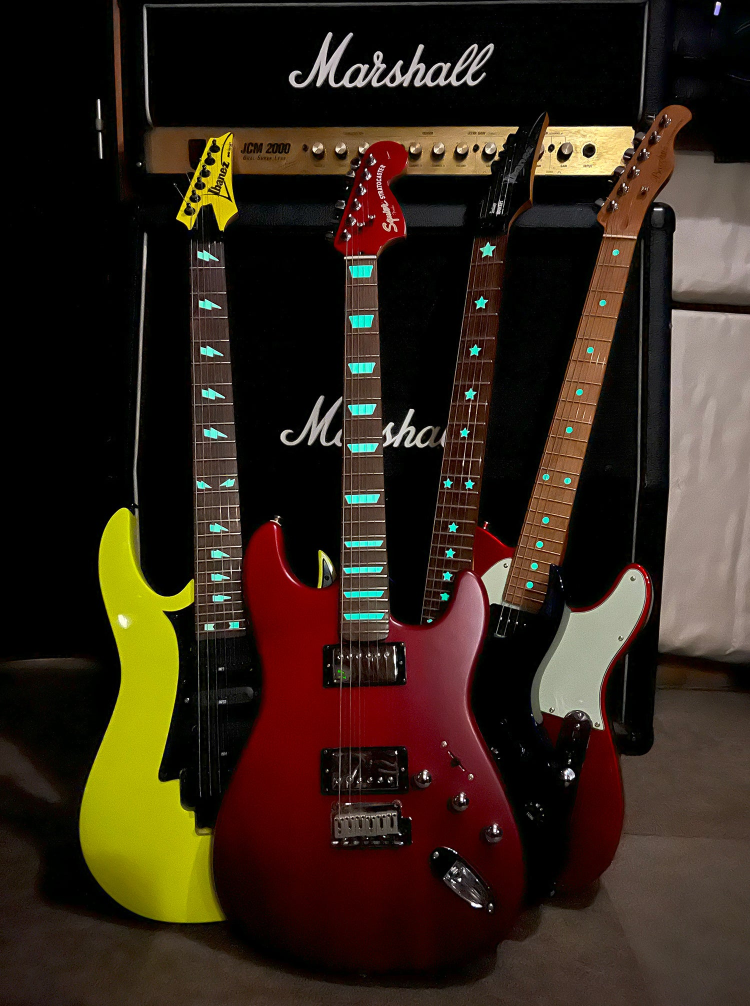 Glow in the Dark / Custom Dot Fret Markers - Inlay Stickers Jockomo