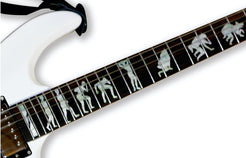 James Hetfield Metallica style Man to Wolf / Werewolf fret markers for guitars