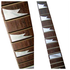 Ibanez style Shark Tooth fret markers - Inlay Stickers Jockomo