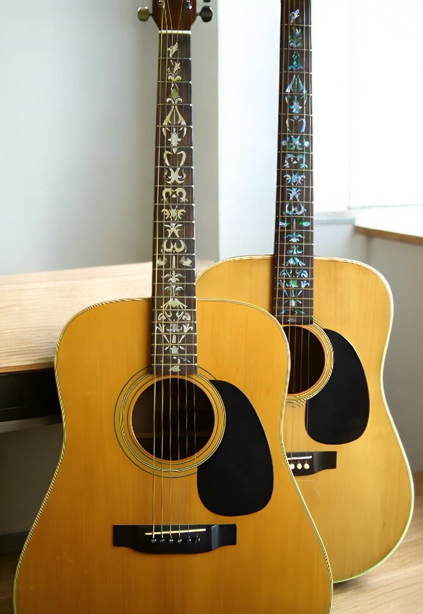 Taylor PS style fret markers decal for guitars - Tree of Vine