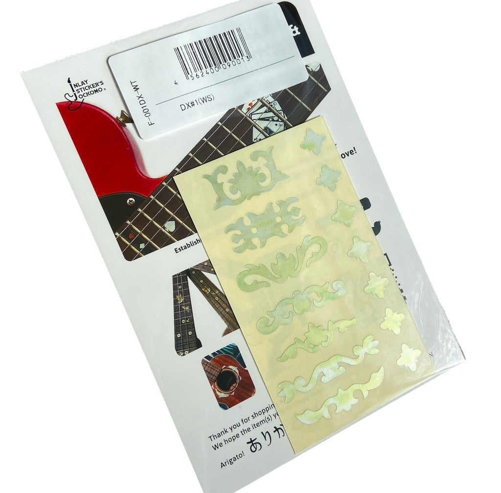 traditional pattern inlay design fret markers decal