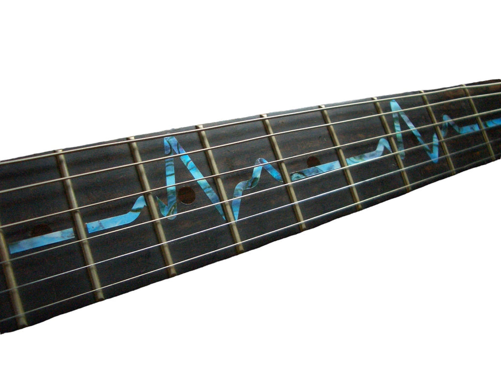 EKG (ECG) Heartbeat Line pulse fret markers for guitars