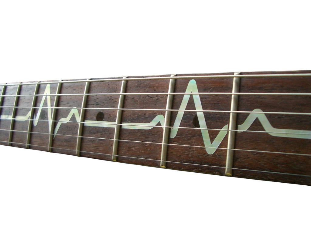 EKG (ECG) Heartbeat Line pulse fret markers for guitars