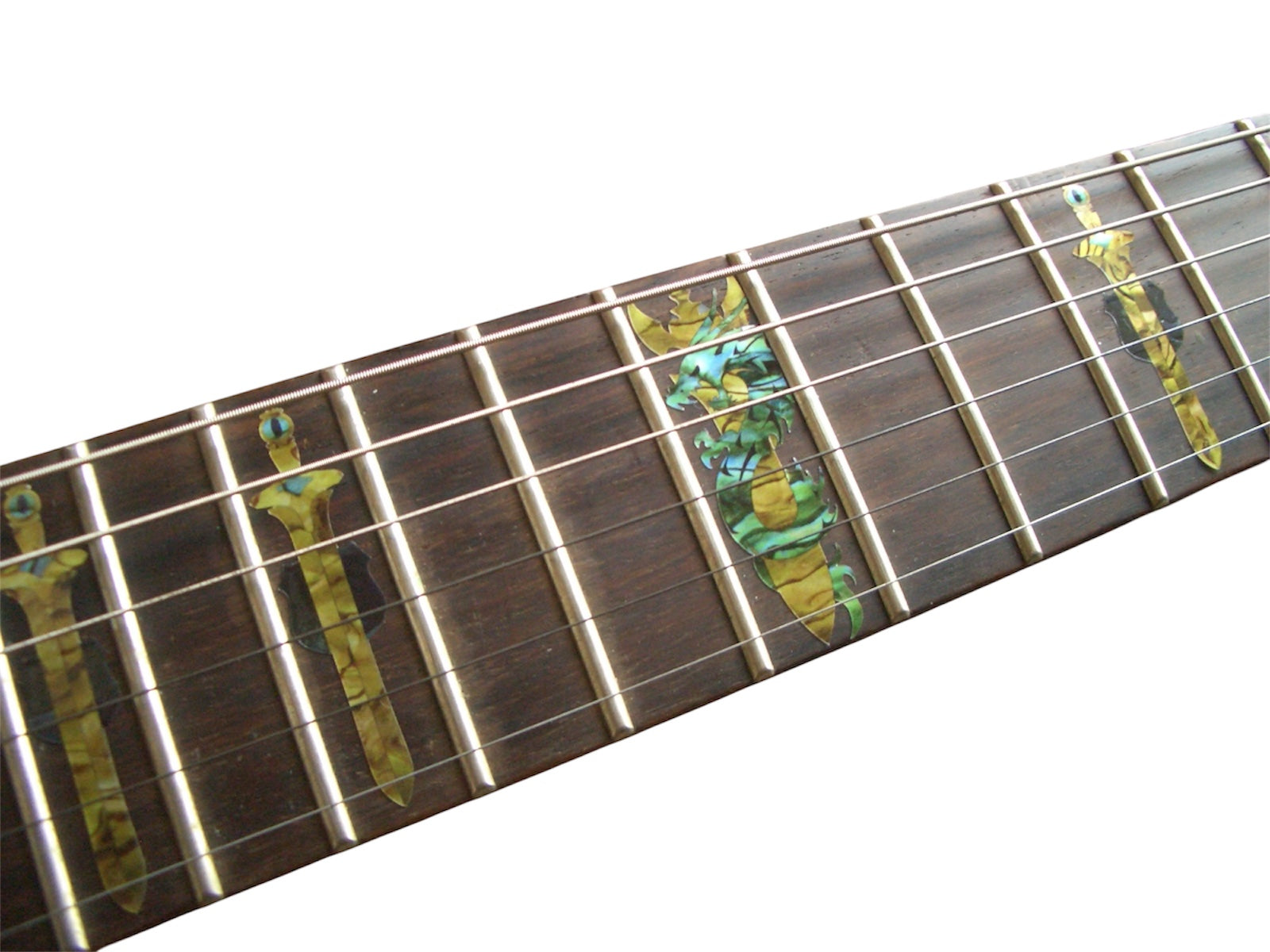 Swords with Dragon - Fret Markers for Guitars