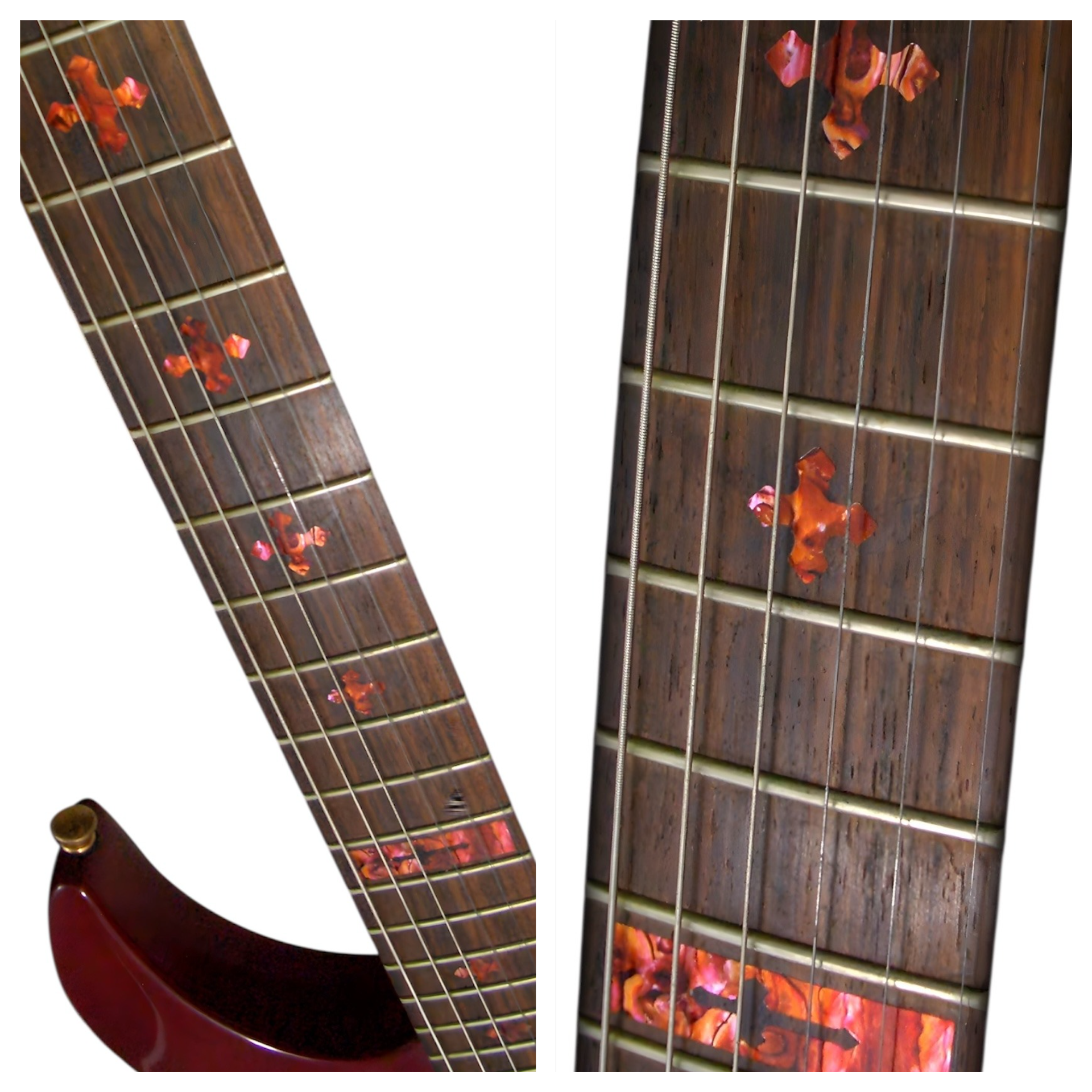 Cross Fret Markers - Inlay Sticker for guitar  & bass