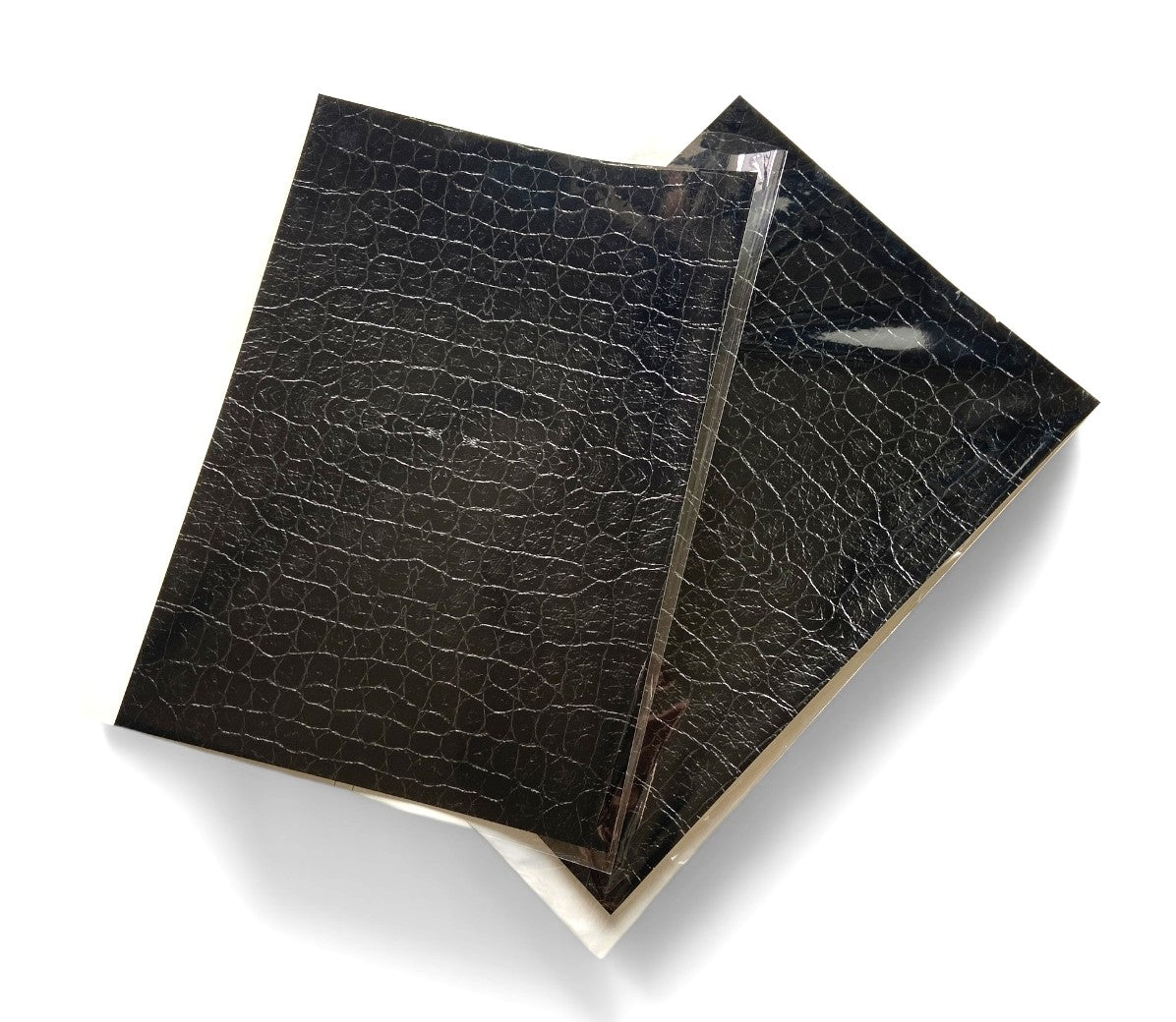 Faux-Leather Sticker /Crocodile Skin (Black)