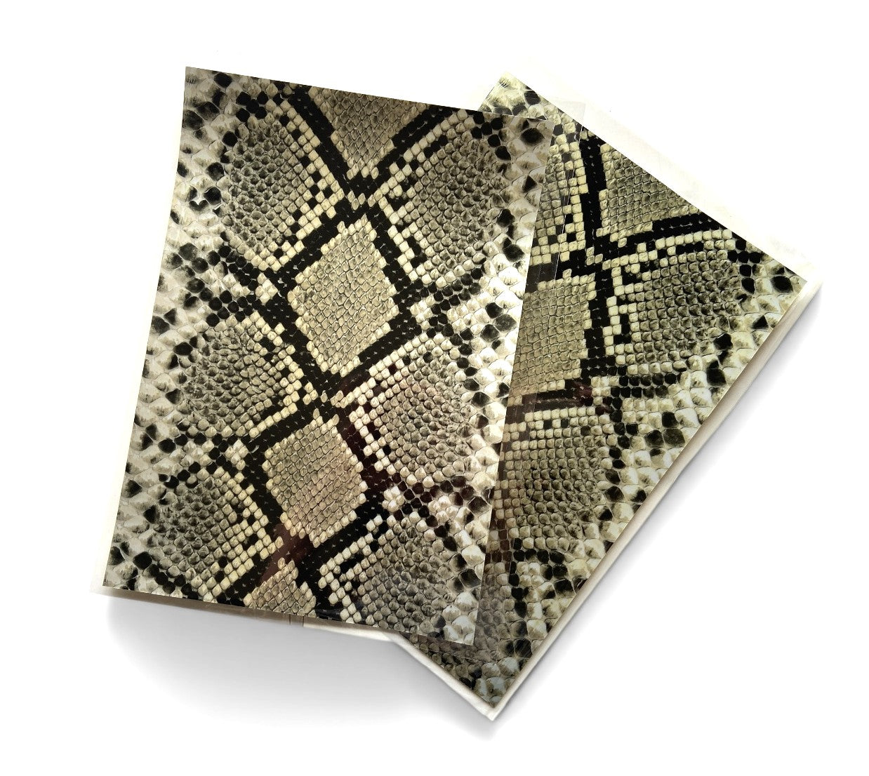 Faux-Leather Sticker /Snake Skin (Gray)