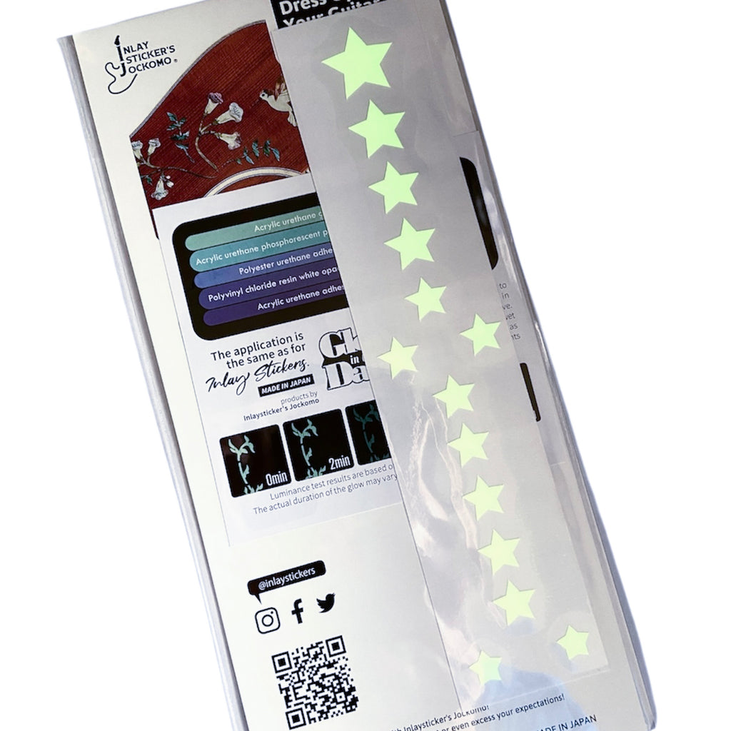 Glow in the Dark / Stars - Fret Markers for Guitars & Bass
