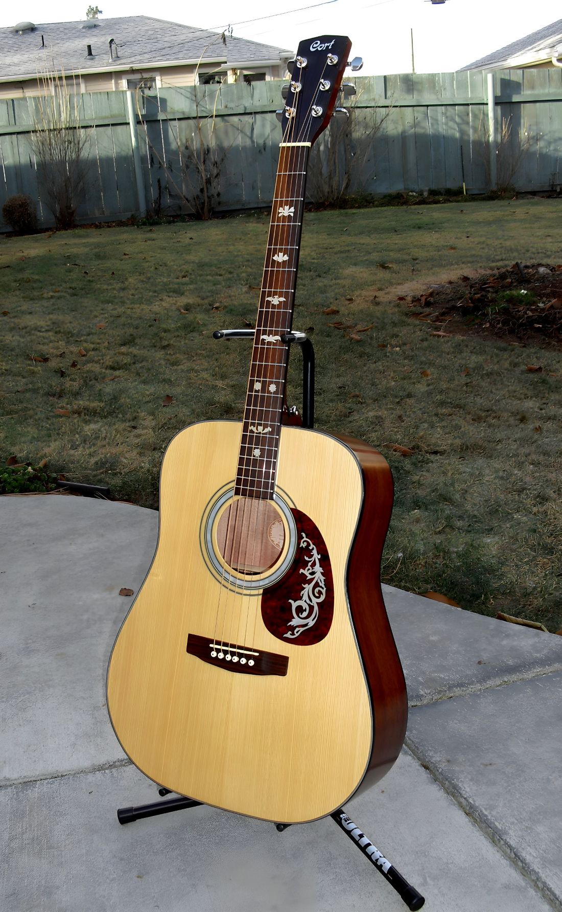 traditional banjo design fret markers - inlay sticker