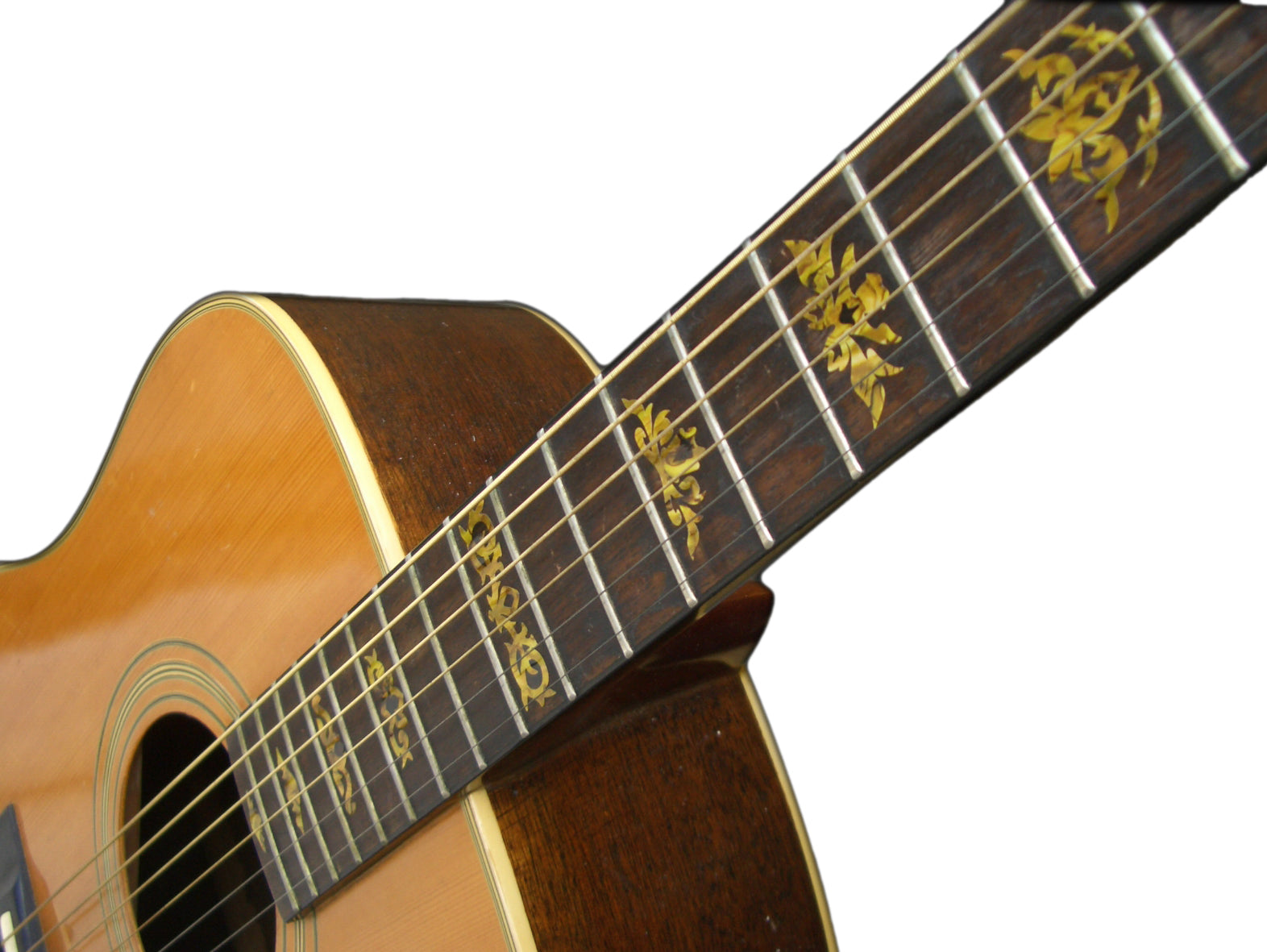 Vintage style Grateful Dead Jerry Garcia fret markers for guitars