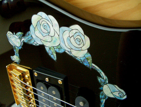 White Roses - Inlay Stickers Jockomo