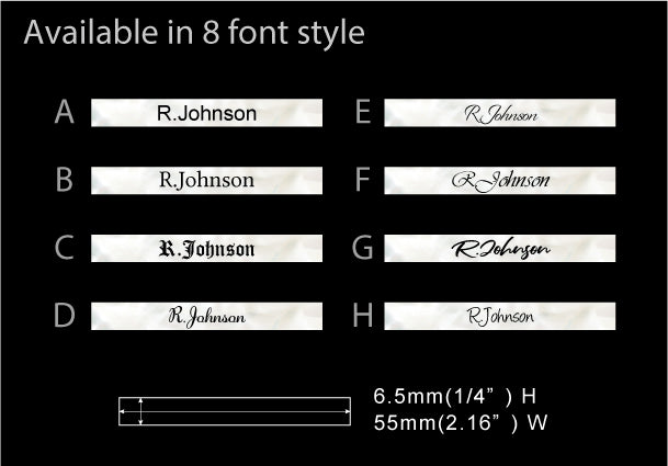 Custom-Made 24th Fret Marker for Guitars - Inlay Stickers Jockomo