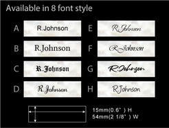Custom-Made 12th Fret Marker for 5-String Bass - Inlay Stickers Jockomo