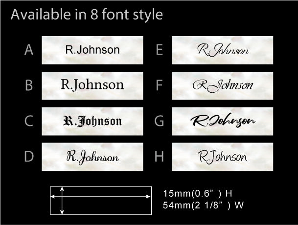 Custom-Made 12th Fret Marker for 5-String Bass - Inlay Stickers Jockomo