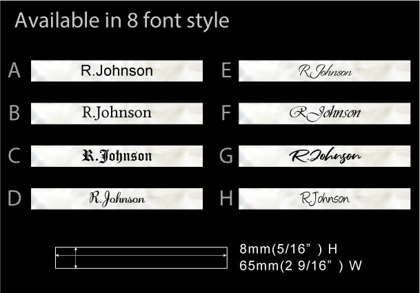 Custom-Made High Position Fret Marker for 5-String Bass - Inlay Stickers Jockomo