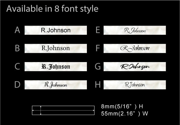 Custom-Made High Position Fret Marker for Bass - Inlay Stickers Jockomo