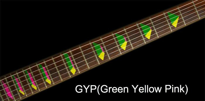 Steve Vai Pyramid - Fret Markers for Guitars & Bass - Inlay Stickers Jockomo