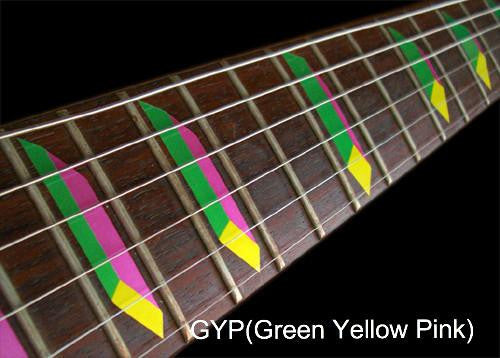 Steve Vai Pyramid - Fret Markers for Guitars & Bass - Inlay Stickers Jockomo