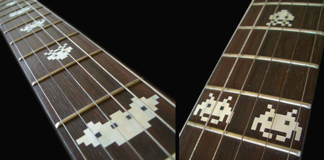 Space Invaders - Fret Markers for Guitars & Bass - Inlay Stickers Jockomo