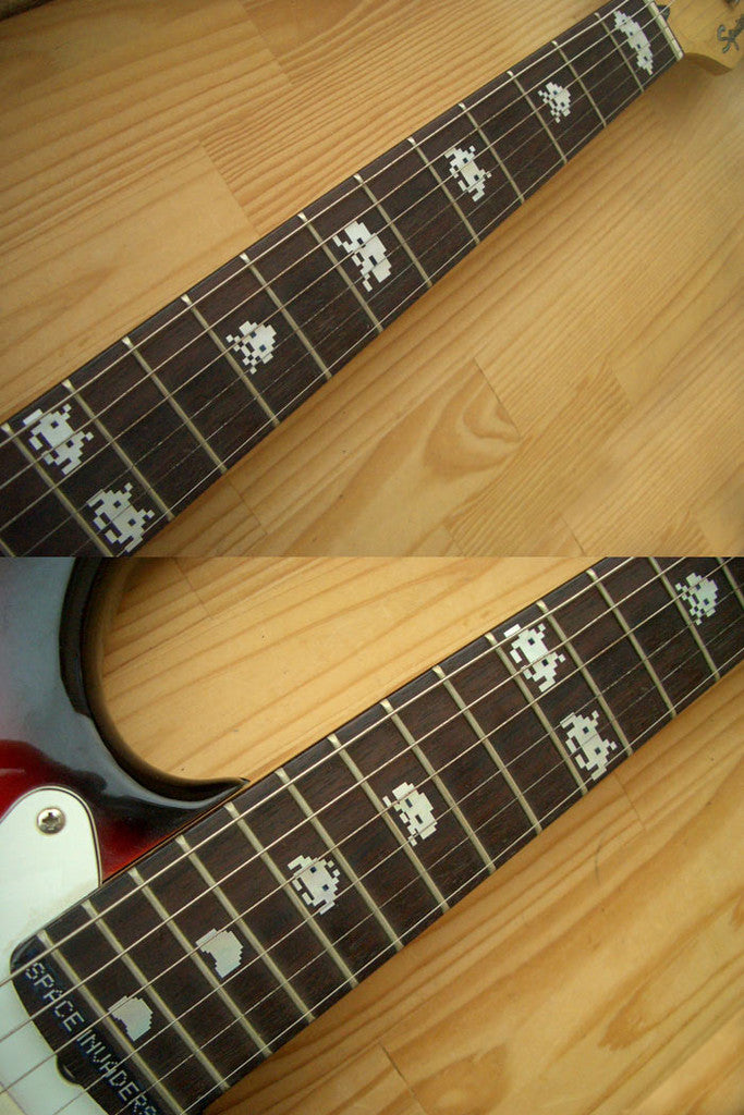 Space Invaders - Fret Markers for Guitars & Bass - Inlay Stickers Jockomo