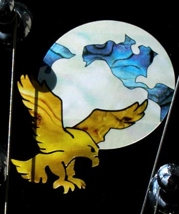 Jerry Garcia's Eagle - Earth Grateful Dead - - Inlay Stickers Jockomo