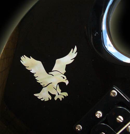 Jerry Garcia's Eagle (White Pearl) - Inlay Stickers Jockomo