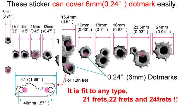Bullet Holes - Inlay Stickers Jockomo