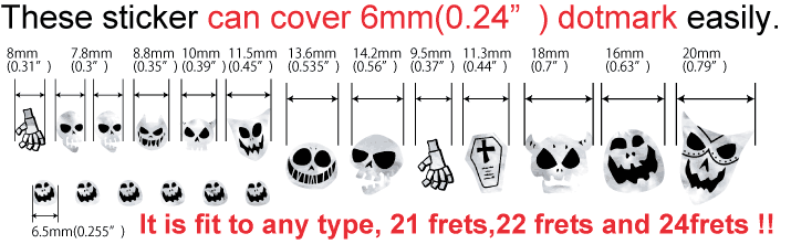 Skull Masks - Inlay Stickers Jockomo