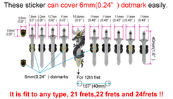 Swords with Dragon - Inlay Stickers Jockomo