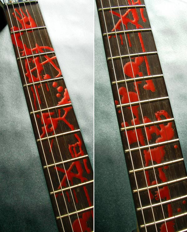 Bloody-Line Fret Markers for Guitars - Inlay Stickers Jockomo