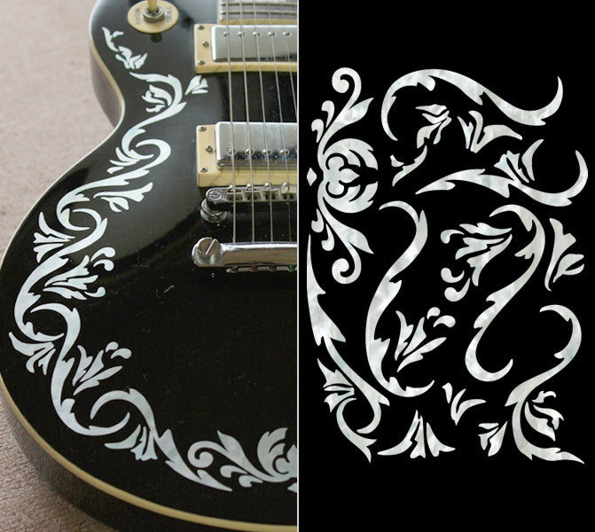 Bob Weir's Cowboy Fancy Vines - Inlay Stickers Jockomo