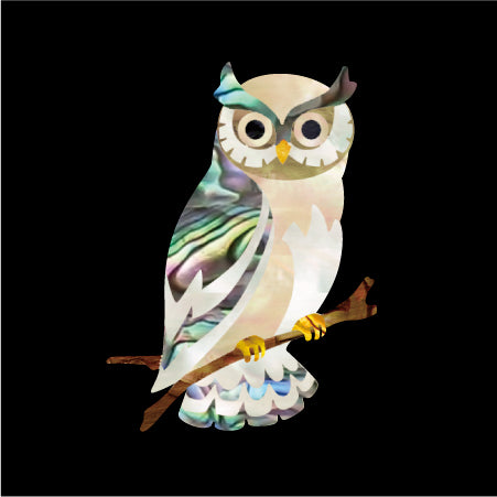 Owl of Athena - Inlay Stickers Jockomo