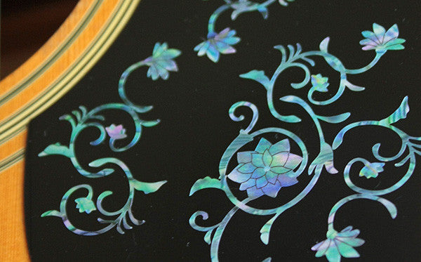 Oriental Flowers - Inlay Stickers for Guitars & Bass – Inlay Stickers ...