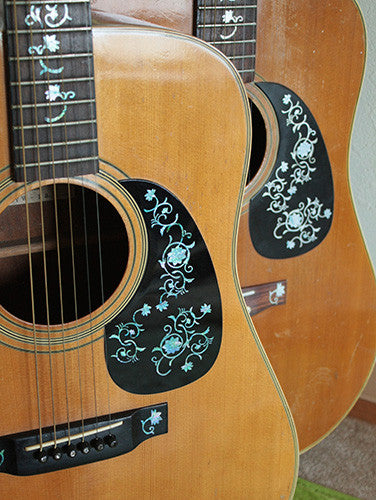 Oriental Flowers - Inlay Stickers for Guitars & Bass