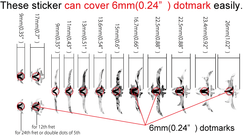 Tailored Leaves - Fret Markers for Guitars & Bass - Inlay Stickers Jockomo