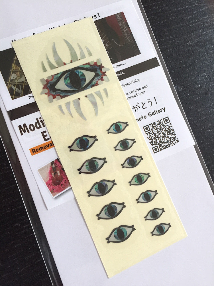 Mystic Eye - Emblem 12th Fret Markers Inlay Stickers Set - Inlay Stickers Jockomo