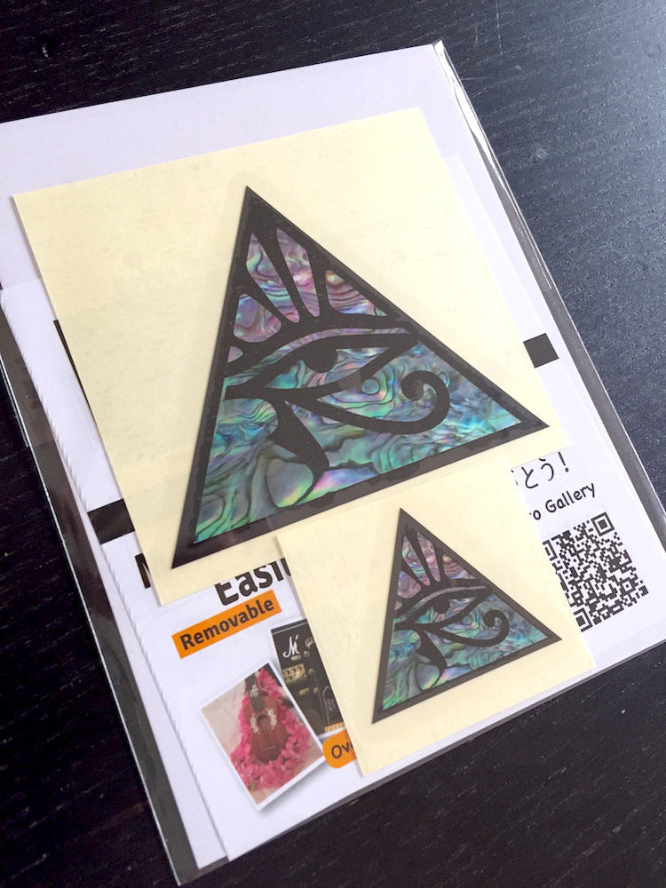 Pyramid Eyes Inlay Stickers for Guitar & Bass