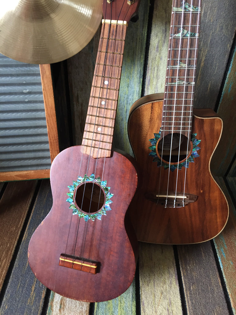 Sun (Abalone Blue) - Purfling for Ukuleles - Inlay Stickers Jockomo