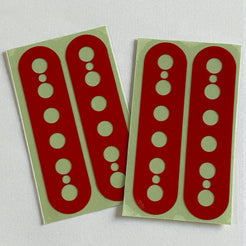 Pickup Stickers for Humbucker // Ibanez RG - Inlay Stickers Jockomo