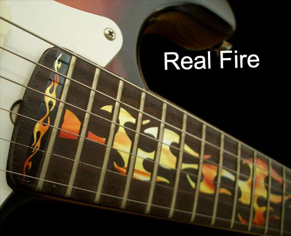 Fire Flames - Fret Markers for Guitars - Inlay Stickers Jockomo