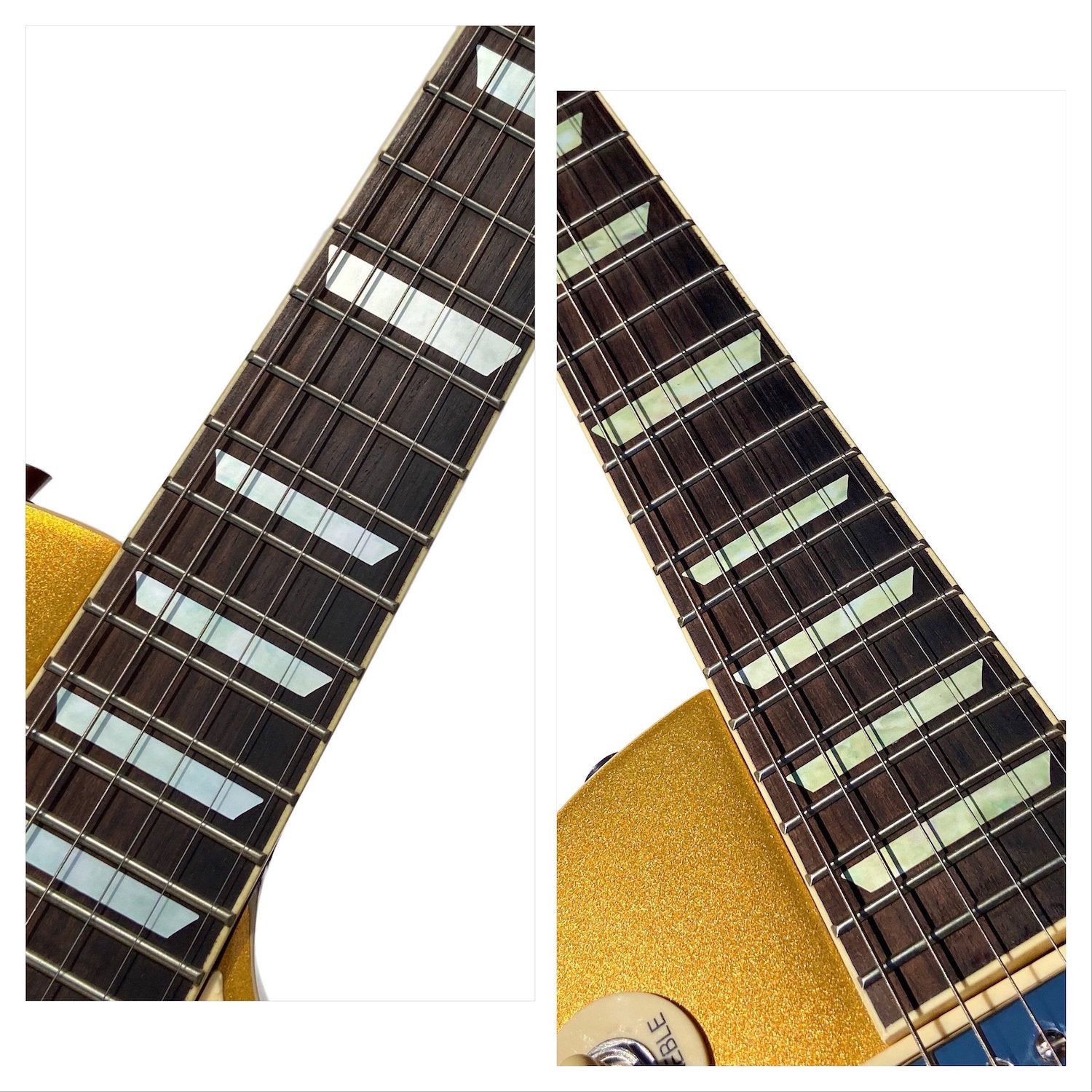 Dish / Trapezoid Les Paul Style Fret Markers - Inlay Stickers Jockomo