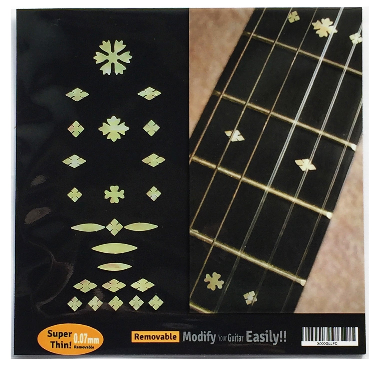 Vintage Snowflakes - Fret Markers for Guitars – Inlay Stickers Jockomo