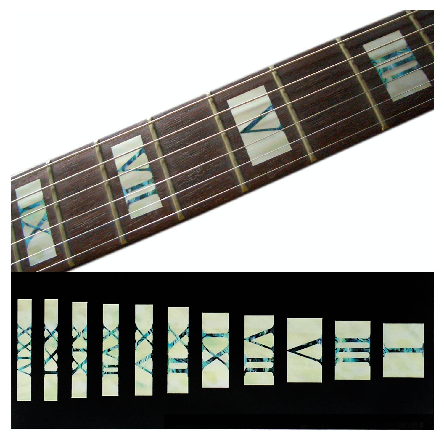 Roman Numeral Blocks - Inlay Stickers Jockomo