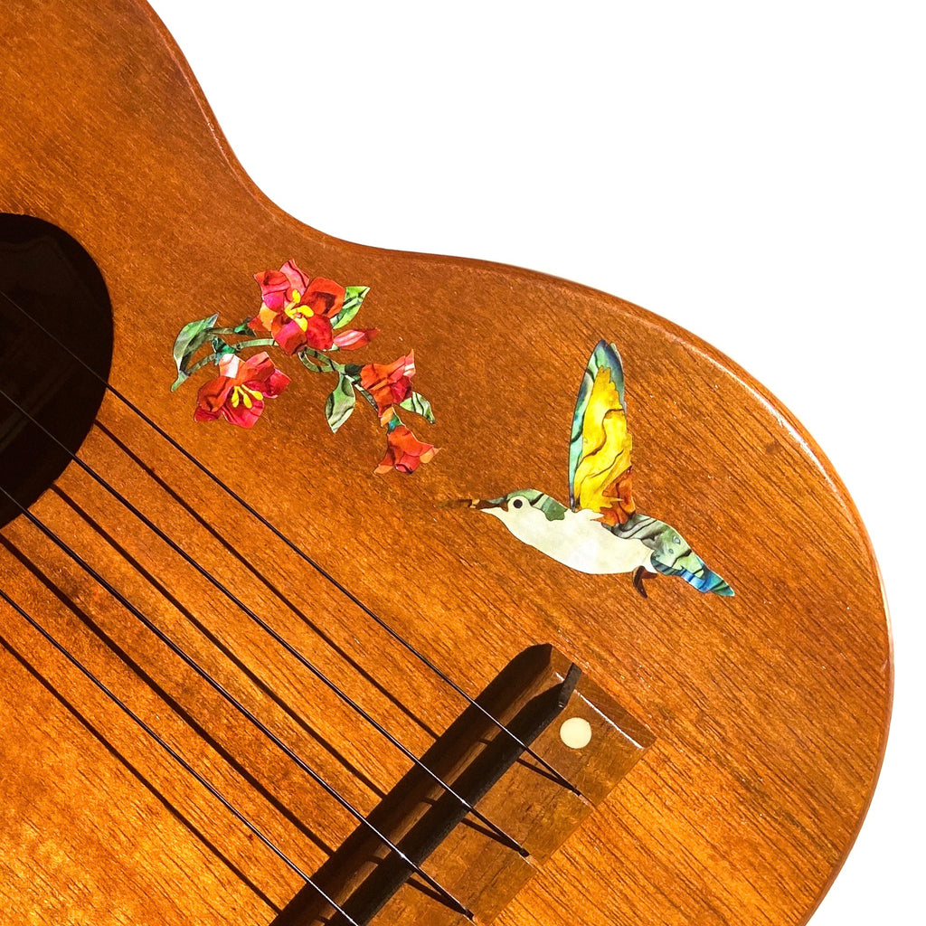 Hummingbird & Flowers - Inlay Stickers Jockomo