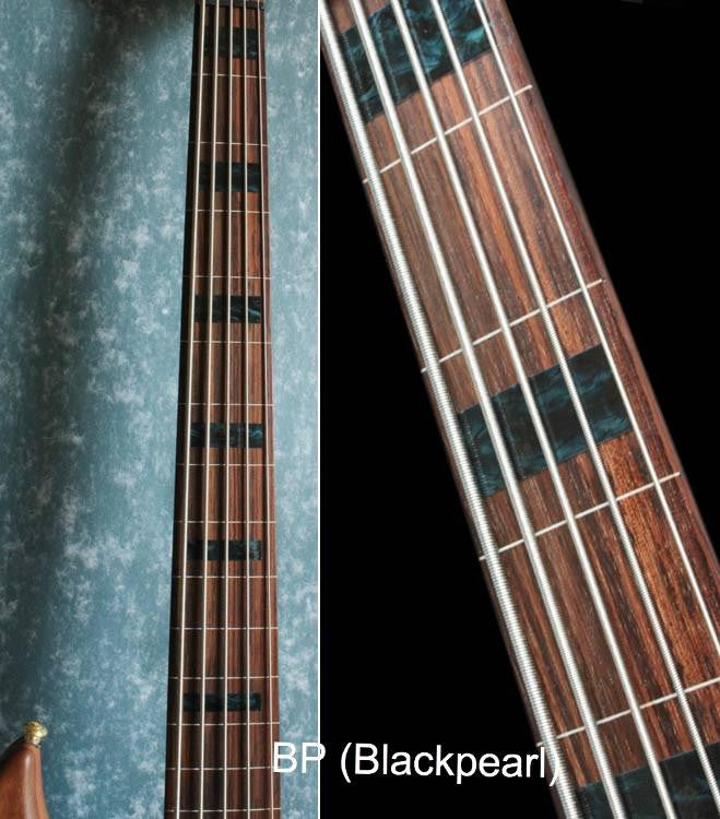 Jazz Bass Block Fret Markers for 5 String Bass - Inlay Stickers Jockomo
