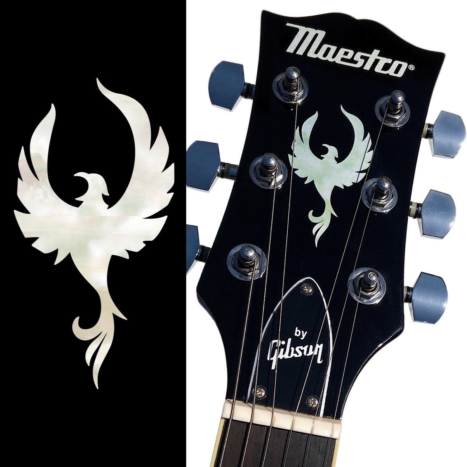 Phoenix Bird - Inlay Stickers Jockomo