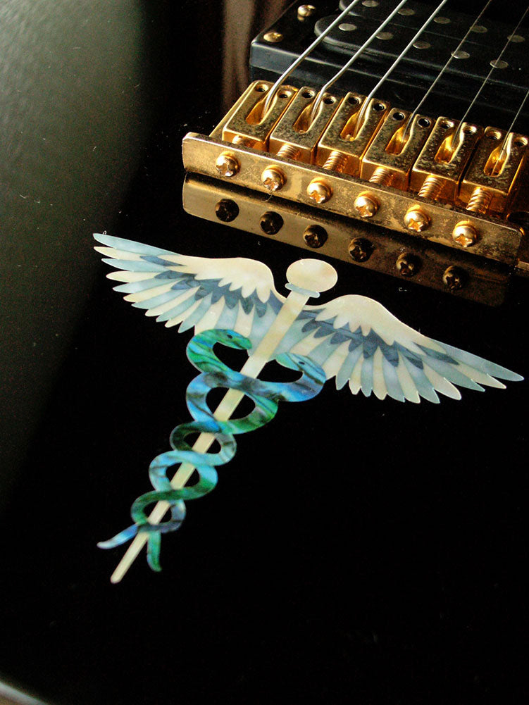 Caduceus (Snakes on a Sword) - Inlay Stickers Jockomo