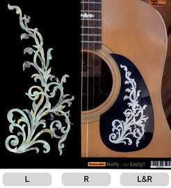 Vintage Vines (White Pearl) - Inlay Stickers Jockomo